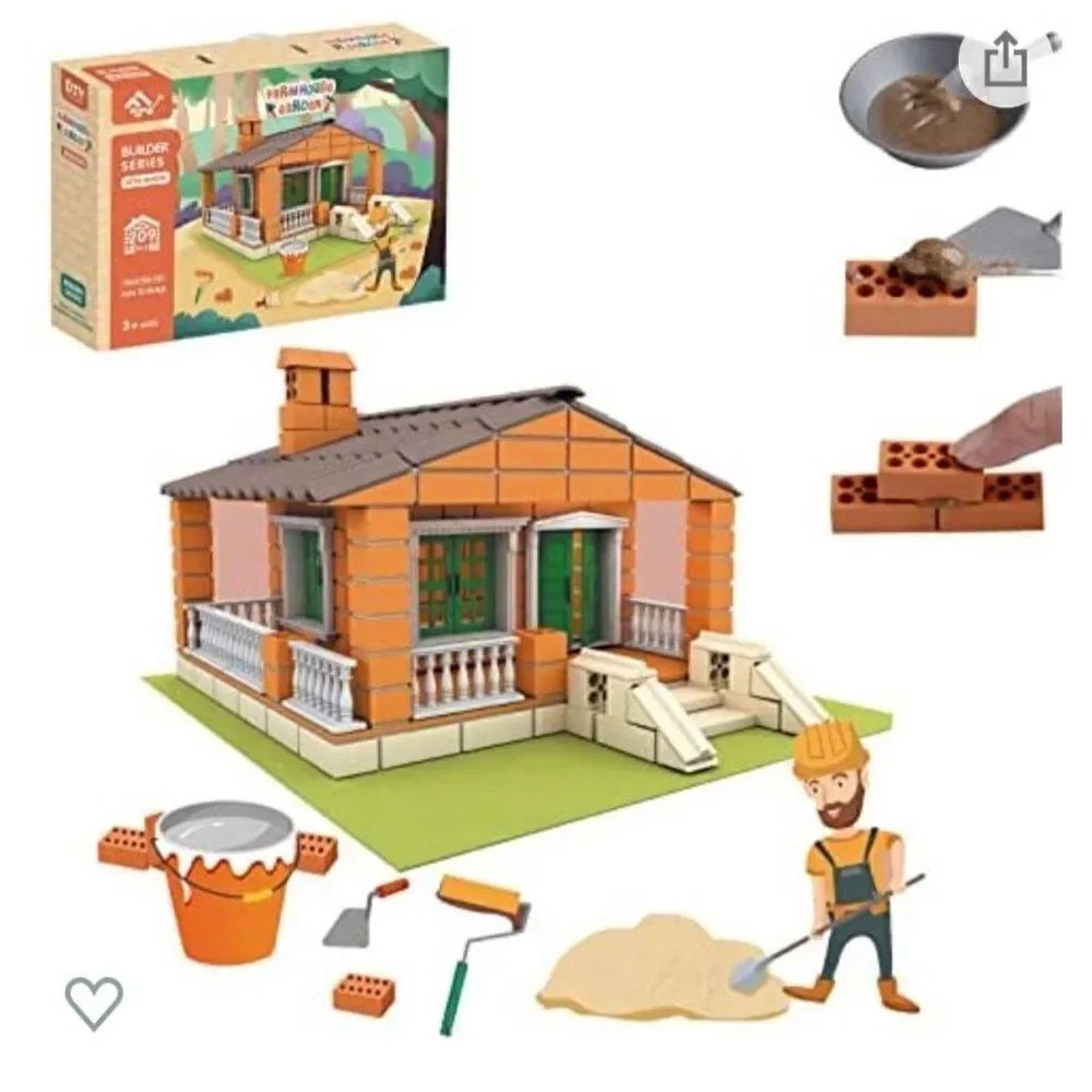 STEM Educational Bricks Construction Engineering Learning Toys, W/Cement…